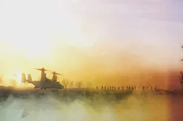 Australische und US-amerikanische Soldaten &uuml;ben gemeinsam f&uuml;r den Ernstfall.