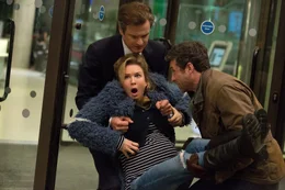 L-R: Mark Darcy (Colin Firth),  Bridget Jones (Ren&eacute;e Zellweger),Jack Qwant (Patrick Dempsey)