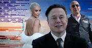 Sie sind die reichsten Menschen der Welt: die Gründer aus dem Silicon Valley. Aber auch in den alten Industrien, der Finanzwirtschaft oder der Entertainment-Branche wird viel Geld verdient (im Bild, v.li.: Kim Kardashian, Elon Musk, Jeff Bezos)