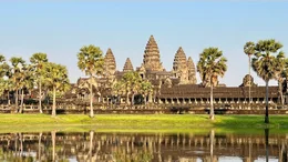 Die T&uuml;rme des Haupttempels Angkor Wat.