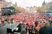 Kölle Alaaf! - Start der neuen Karnevalssession auf dem Heumarkt in Köln.