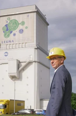 Dr. Christof G&uuml;nther, Chef des Chemieparks Leuna