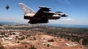 Machtdemonstration am Himmel: Milit&auml;rmaschinen bei einem Man&ouml;ver im Norden Australiens, bei dem Piloten aus 17 L&auml;ndern teilnahmen.