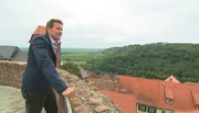 Jens Hübschen auf der Burg Neuleiningen.