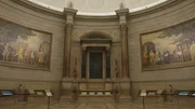 Rotunde der National Archives in Washington: Aufbewahrungsort der amerikanischen Unabh&auml;ngigkeitserkl&auml;rung, der Verfassung und der "Bill of Rights".