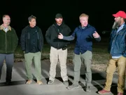 Jim Royston (2.v.l.), Kaleb Bench (m.), Travis Taylor (r.)