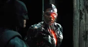 L - R: Batman (Ben Affleck), Cyborg (Ray Fisher)