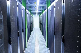 Der KI-Serverraum an der TU Darmstadt. Diese hat sich im Helmholtz-H&ouml;chstleistungsrechenzentrum Platz f&uuml;r ihre KI-Forschung gesichert.