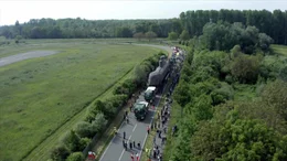 Die Reisestrecke des U-Boots betr&auml;gt mehr als 1200 Kilometer und f&uuml;hrt bis tief ins deutsche Binnenland &uuml;ber Kan&auml;le, Fl&uuml;sse und Land.