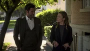 Lucifer (Tom Ellis, l.); Chloe Decker (Lauren German, r.)