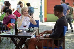 Margot Robbie (Jess), Will Smith (Nicky).