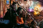 L-R: TJ (B&eacute;la Gabor Lenz), Klara (Samirah Breuer)