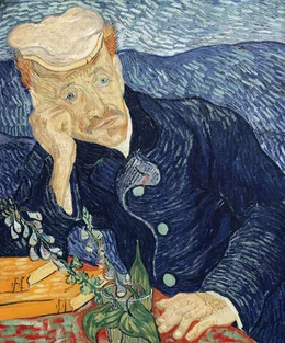 Das Portrait des Dr. Gachet, gemalt von Vincent van Gogh 1890, sechs Wochen vor seinem Tod.