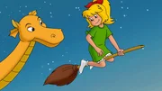 Bibi hat ihr Sternbild &uuml;ber ihre Zukunft befragt. Aus Versehen hat sie den Drachen lebendig gehext.
