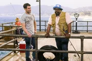 Dave Johnson (Max Greenfield, l.); Calvin Butler (Cedric the Entertainer, r.)