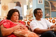 Lia Maivia (Ana Tuisila, l.); Rocky Johnson (Joseph Lee Anderson, r.). Lia Maivia (Ana Tuisila, l.); Rocky Johnson (Joseph Lee Anderson, r.).