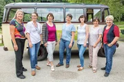 Von links: Heidi Kaiser, Cathi Lichtmannegger, Birgit Vogl, Katharina Mayer, Theresa Frantz, Edeltraud Zehetmeier und Barbara Baumann.