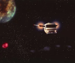 Lone Starr, ein mittelloser Outlaw, der mit einem gammeligen Weltraum-Wohnmobil durch die Galaxis zieht, bekommt &Auml;rger mit den Spaceballs ...