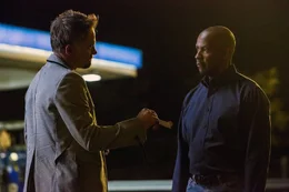 L - R: David Meunier als Slavi, Denzel Washington als Robert McCall