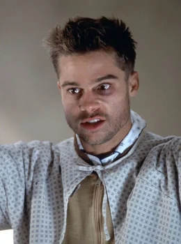 ARD 12 MONKEYS (12 monkeys), USA 1995, Regie Terry Gilliam, am Samstag (26.01.13) um 00:45 Uhr im Ersten. Jeffrey Goines (Brad Pitt) hat eine Vision.