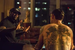 L - R: Antoine Fuqua, Marton Csokas