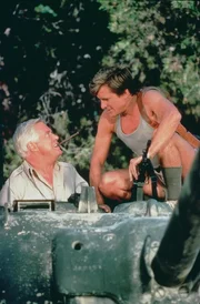 Hannibal (George Peppard, l.); Face (Dirk Benedict, r.) Hannibal (George Peppard, l.); Face (Dirk Benedict, r.)