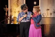 Constanze Lindner (rechts) mit ihrem Gast Teresa Reichl.