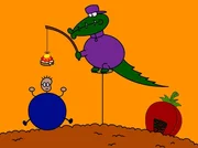 Der Müller hat nicht nur eines - nein, er hat unzählige Marmeladenbrote parat. TOM wird kugelrund. Gut, dass das Krokodil staatlich geprüfter Bauchwegtrainer ist. Der Müller hat nicht nur eines - nein, er hat unzählige Marmeladenbrote parat. TOM wird kugelrund. Gut, dass das Krokodil staatlich geprüfter Bauchwegtrainer ist.