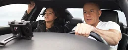 L-R: Letty (Michelle Rodriguez), Dominic Toretto (Vin Diesel)