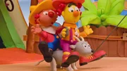 Ernie und Bert als Rodeo-Helden