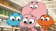 v.li.: Gumball, Anais, Richard, Darwin