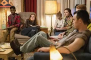 Christian Isaiah (Liam Gallagher), Elise Eberle (Sandy Milkovich), Paris Newton (Franny), Emma Kenney (Debbie Gallagher). Christian Isaiah (Liam Gallagher), Elise Eberle (Sandy Milkovich), Paris Newton (Franny), Emma Kenney (Debbie Gallagher).