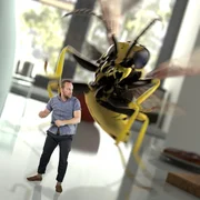 Joe kommt von Angesicht zu Angesicht mit einer Wespe und entdeckt, dass es eineige Vorteile haben kann nur 5 mm groß zu sein, wie z.B. die Möglichkeit Wände zu erklimmen. Es hat aber definitiv auch seine Schattenseiten. Joe kommt von Angesicht zu Angesicht mit einer Wespe und entdeckt, dass es eineige Vorteile haben kann nur 5 mm groß zu sein, wie z.B. die Möglichkeit Wände zu erklimmen. Es hat aber definitiv auch seine Schattenseiten.