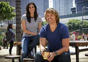 L-R: Kensi Blye (Daniela Ruah) und Marty Deeks (Eric Christian Olsen)