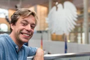Checker Tobi im Bundestag.