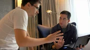 Edward Snowden und Glenn Greenwald in Hong Kong