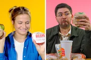 Wo gibt es die gr&ouml;&szlig;eren Burger? Lilly Temme vergleicht das deutsche Burger King-Angebot mit Florian Rezas Ausbeute in den USA.