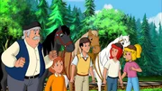 Bibi (r.), Tina (2.v.r.) und Alex (M.) sind ratlos. Warum funktioniert Bibis Hexspruch nicht? Bibi (r.), Tina (2.v.r.) und Alex (M.) sind ratlos. Warum funktioniert Bibis Hexspruch nicht?