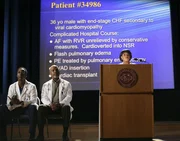 Burke (Isaiah Washington, l.), Webber (James Pickens Jr., M.) und Bailey (Chandra Wilson, r.) werden bei der Morbidity and Mortality Conference schwere Vorwürfe gemacht ...