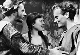 Schulze Bangeb&ouml;s (Werner Peters), Anne (Eva Katthaus), J&ouml;rg (Hans-Peter Minetti).