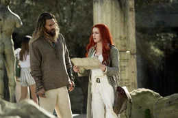Aquaman / Arthur (Jason Momoa), Mera (Amber Heard)