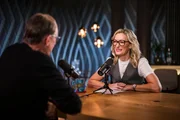 Monika Gruber und Andreas Rebers während ServusTVs „Die Gruaberin - Vodcast“ in Salzburg, Österreich am 15. Oktober, 2025. Monika Gruber und Andreas Rebers während ServusTVs „Die Gruaberin - Vodcast“ in Salzburg, Österreich am 15. Oktober, 2025.