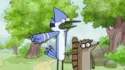 v.li.: Mordecai, Rigby
