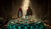 Mera (Amber Heard), Arthur Curry / Aquaman (Jason Momoa).