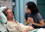 Tiefe Sorge: Hugh Laurie als Dr. Gregory House, Lisa Edelstein als Dr. Lisa Cuddy Tiefe Sorge: Hugh Laurie als Dr. Gregory House, Lisa Edelstein als Dr. Lisa Cuddy