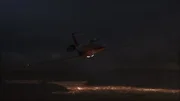 The Learjet 45 flies above Mexico City.