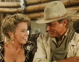 Lotta Legs (Nancy Morgan) und Lucky Luke (Terence Hill)