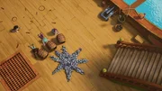 Ein Regen aus Fischen, die in Sternform auf das Schiffsdeck der Pirate Academy fallen. Klare Sache, ein Unglück steht kurz bevor! Ein Regen aus Fischen, die in Sternform auf das Schiffsdeck der Pirate Academy fallen. Klare Sache, ein Unglück steht kurz bevor!