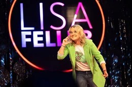 Lisa Feller pr&auml;sentiert ihr neues Programm &bdquo;Ich komm jetzt &ouml;fter&ldquo;.