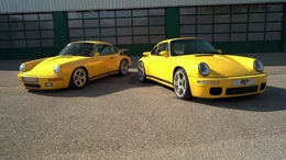 Bildunterschrift: 1987 wurde der RUF CTR pr&auml;sentiert, der RUF CTR Anniversary erschien 2017 &ndash; ein Abstand von 30 Jahren.